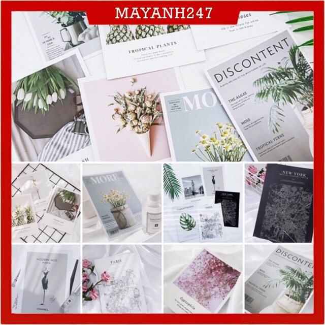 Bìa tạp chí decor chụp ảnh thời trang