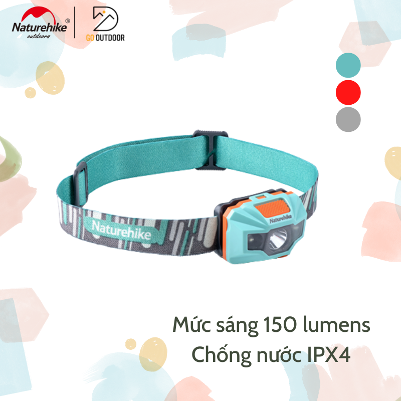 Đèn pin đội đầu cắm trại td-02 naturehike nh00t002-d- đi outdoor