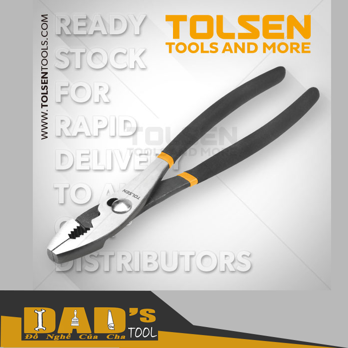 Kềm răng 2 lỗ 6/8/10 inch - tolsen 10311/13/14