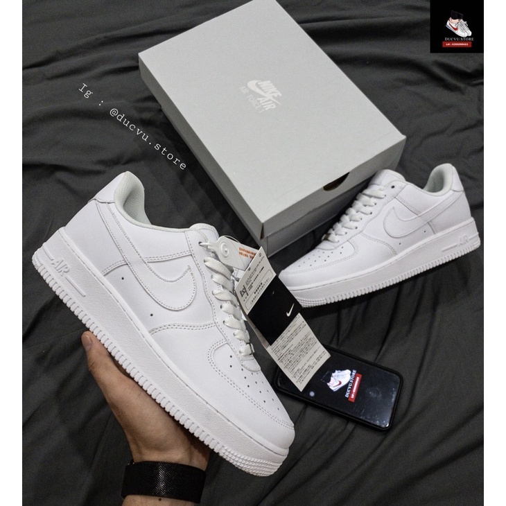Giày af1 white lai au
