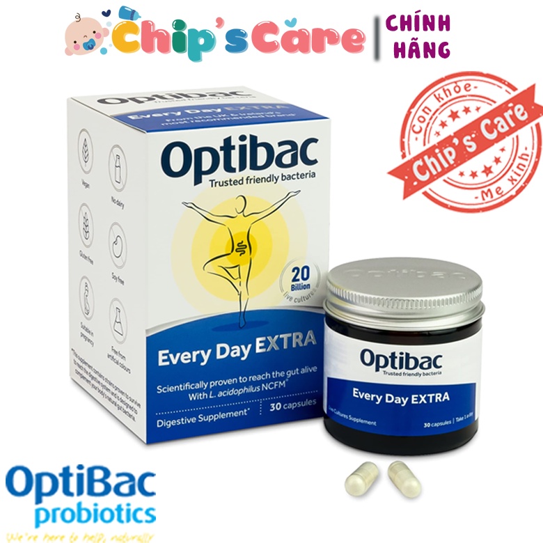 Men vi sinh Optibac for Extra Strengh