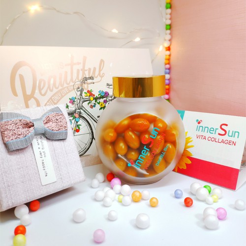 [HCM]Viên chống nắng Inner Sun Vita Collagen Hàn Quốc viên chống nắng Collagen Hàn Quốc viên chống nắng Hàn Quốc