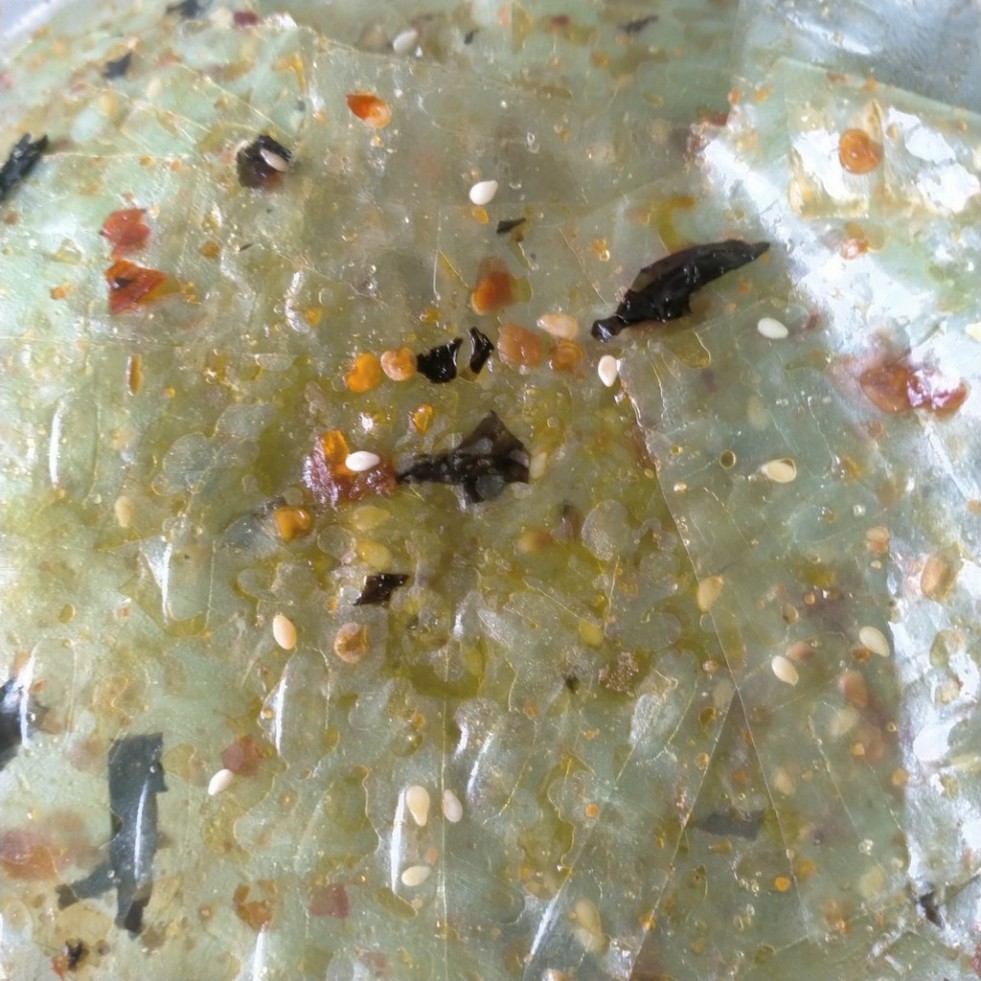 500g  bánh vuông trộn tỏi rông biển