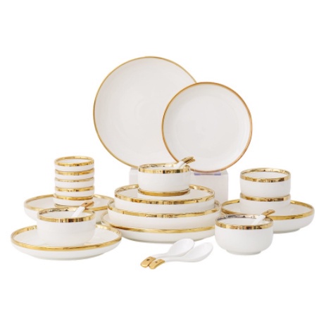 Bộ bát đĩa 26 món màu xanh ngọc, phong cách Châu Âu sang trọng,phù hợp trong những bữa cơm gia đình,nhà hàng