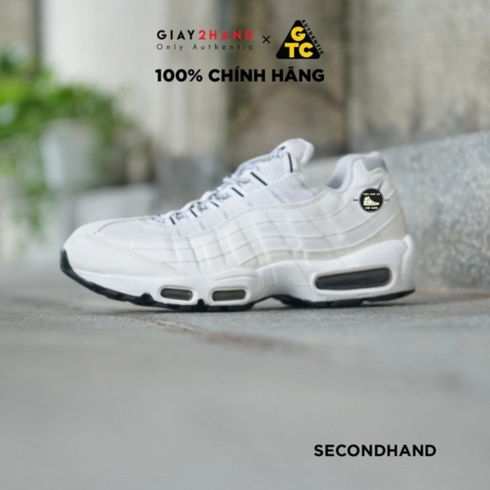 Giày thể thao airmax 95 609048-109 giày cũ chính hãng