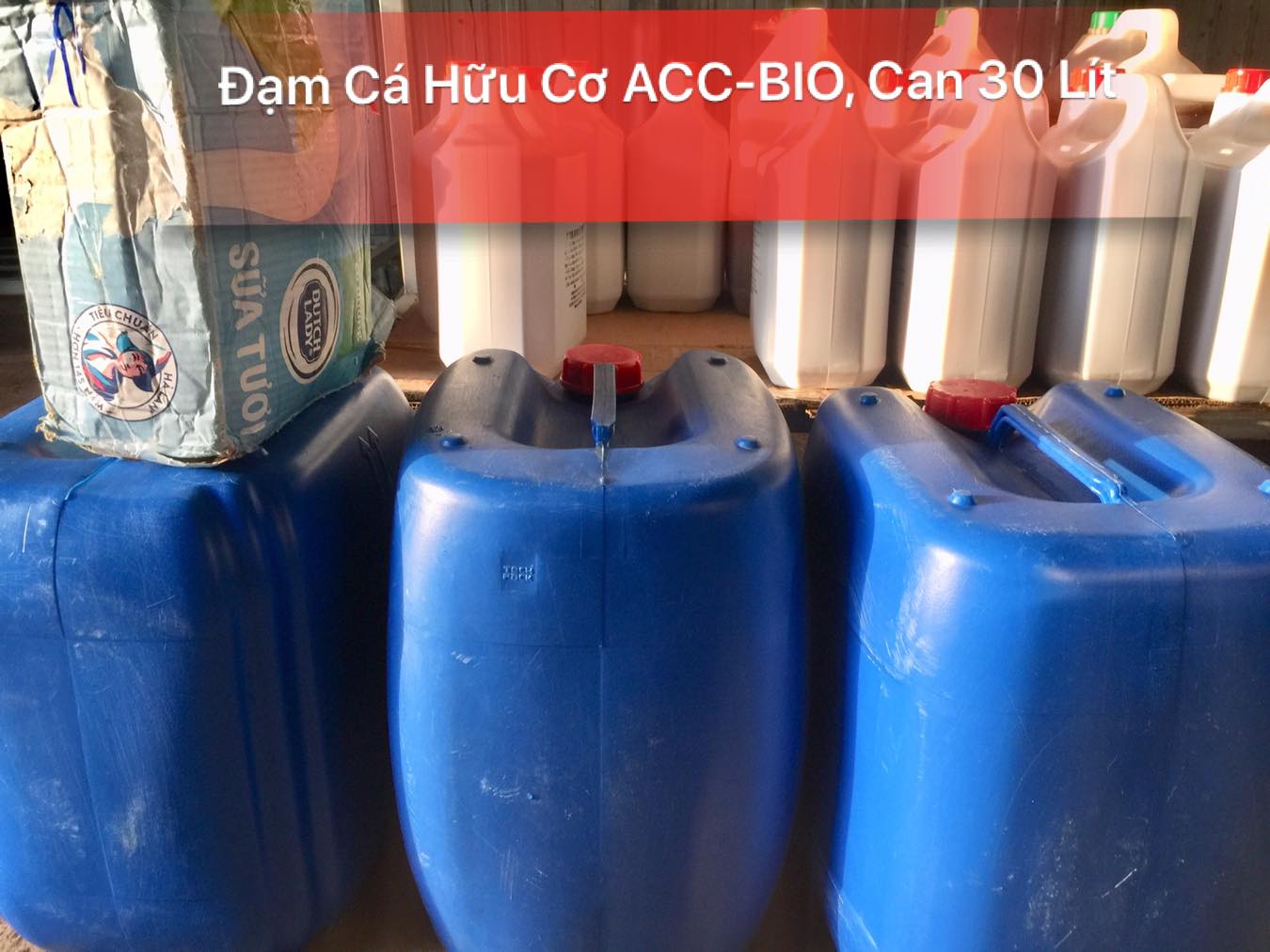 Dịch Đạm Cá Hữu Cơ ACC - BIO ( Can 30 lít)