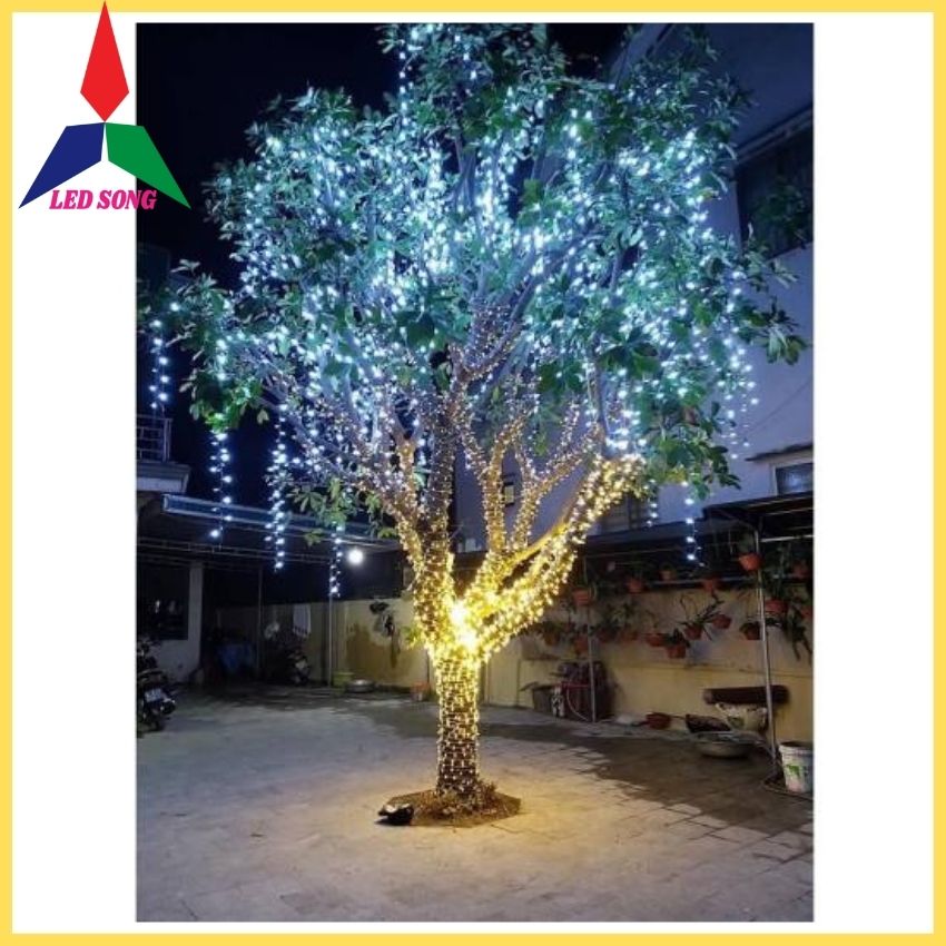 Led Đúc F8 Đế 12mm 12v Dây 50 Bóng