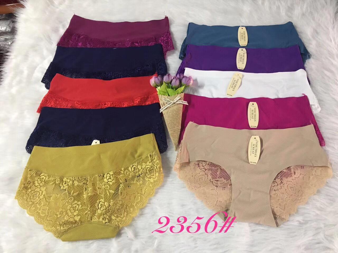 Set 5 quần lót su phối ren 2356 thông hơi - quần viền ren ôm mông 99q109