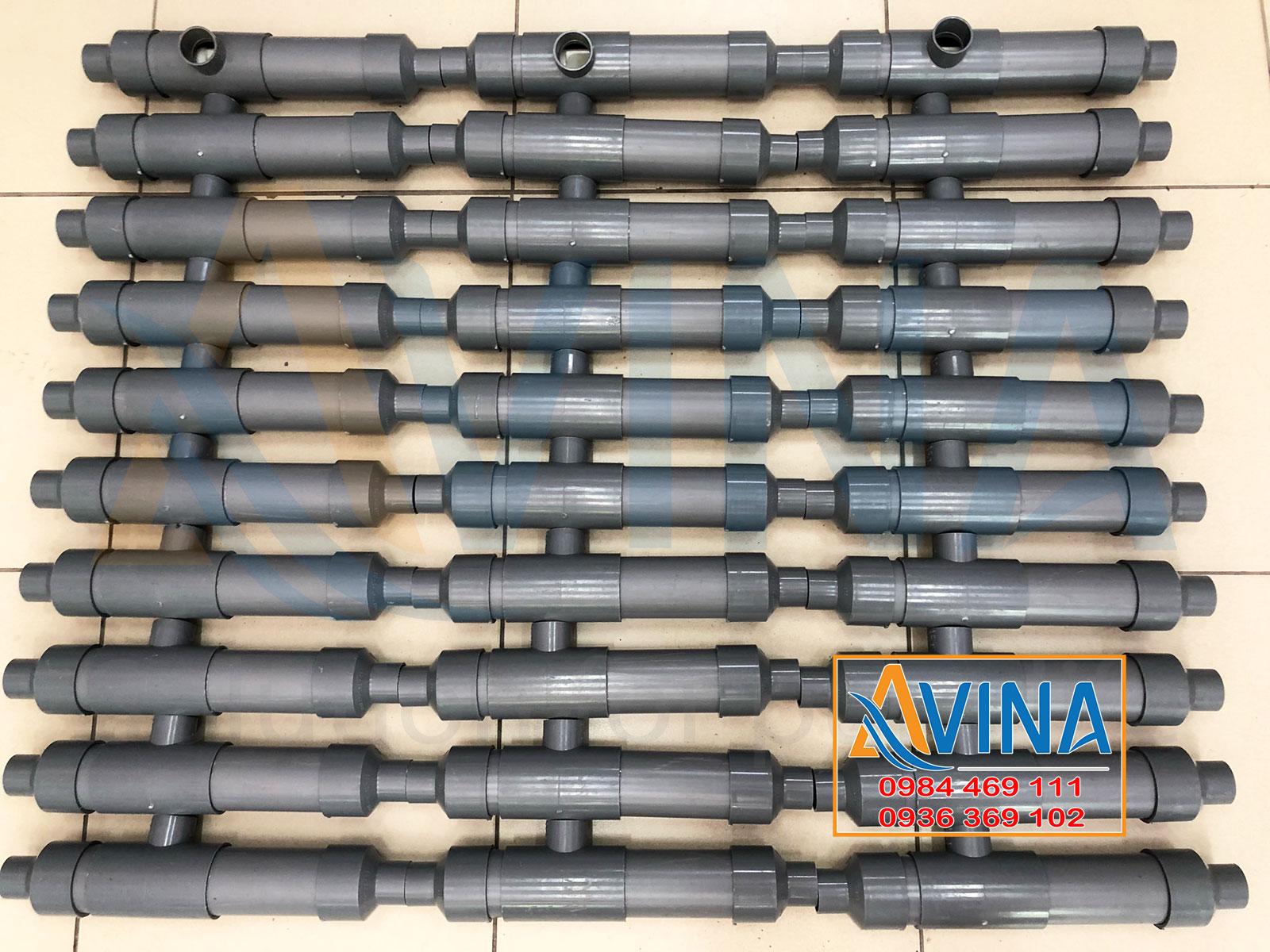 Combo 10 ejector trộn khí oxy xử lý nước sắt - avina