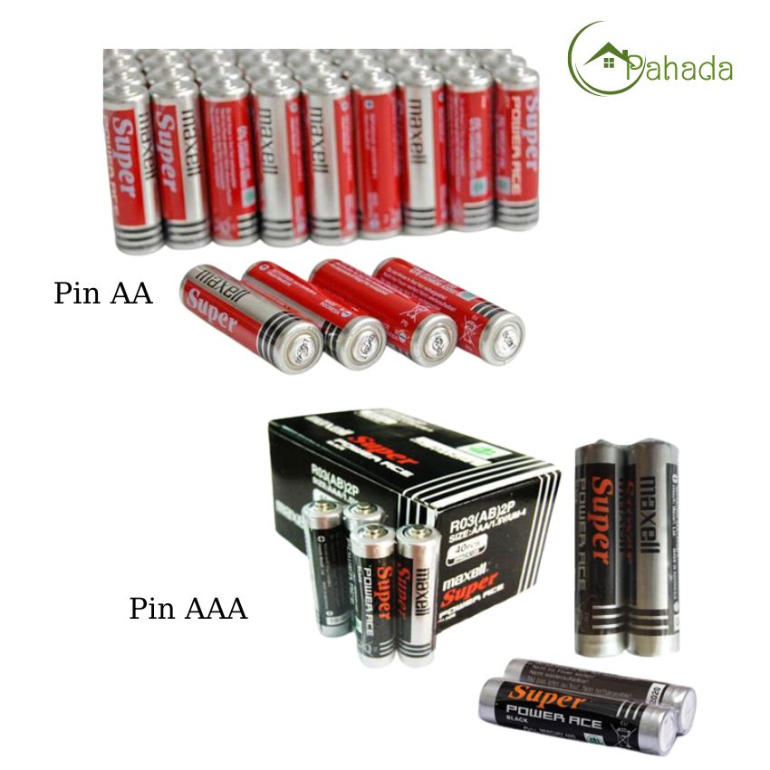Pin tiểu aa và aaa maxell super 1.5v