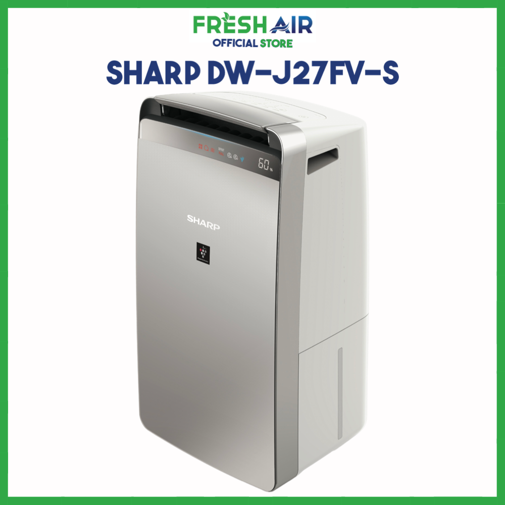 Máy lọc không khí và hút ẩm Sharp DW-J27FV-S (68m²/27lít)