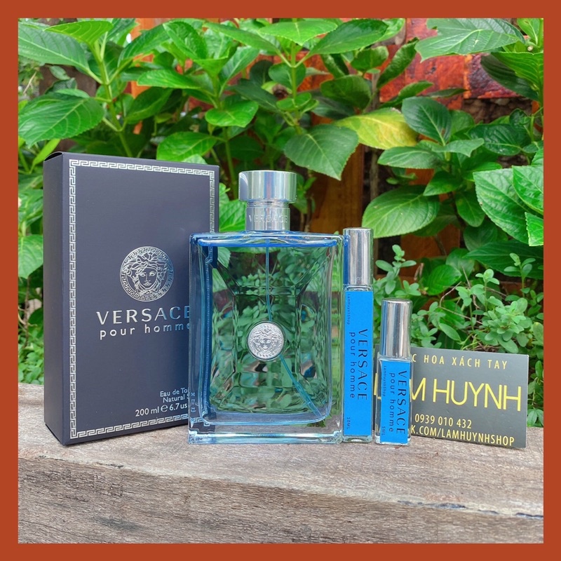 Mẫu thử nước hoa versace pour homme 5ml - 10ml
