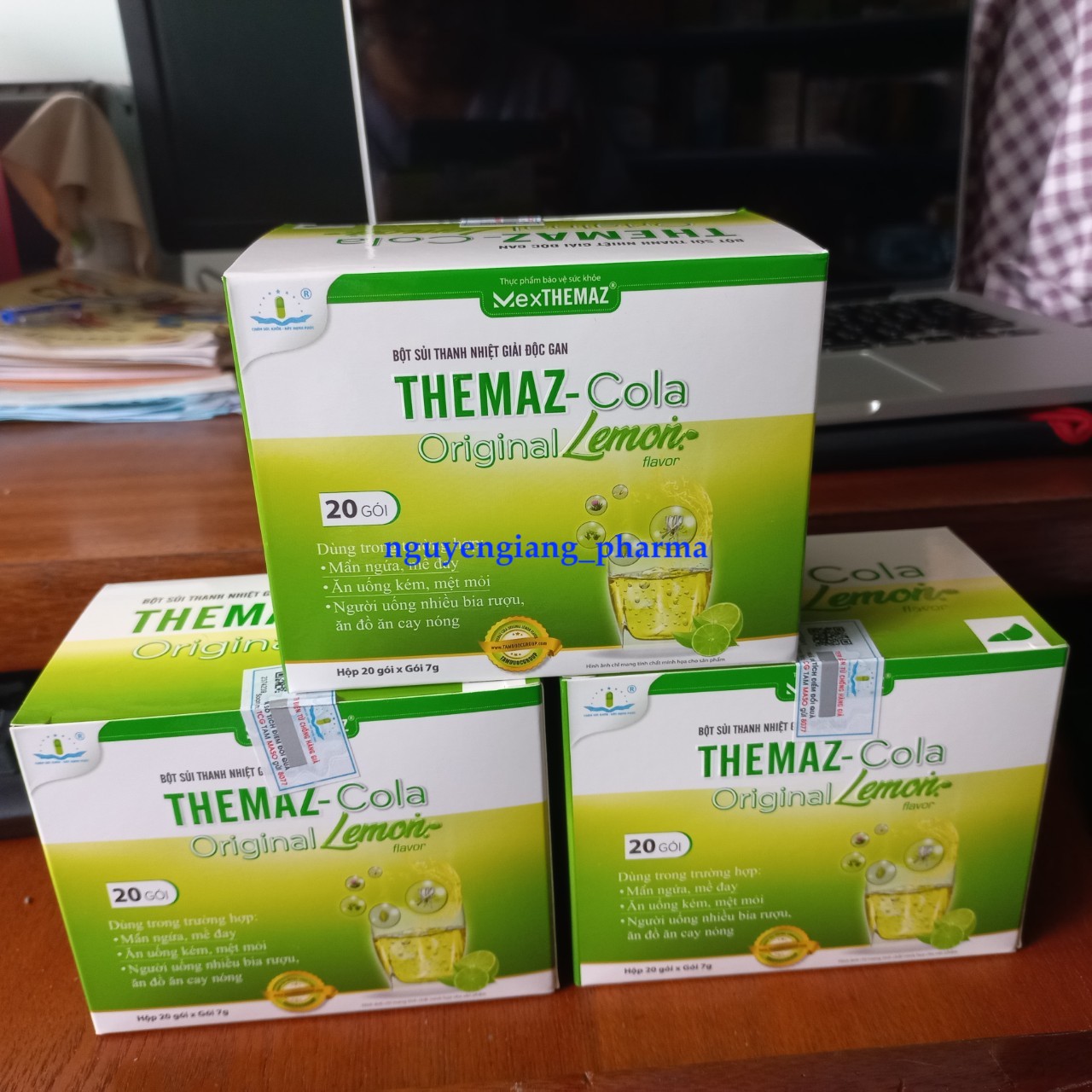 Bột sủi thanh nhiệt giải độc Themaz-cola