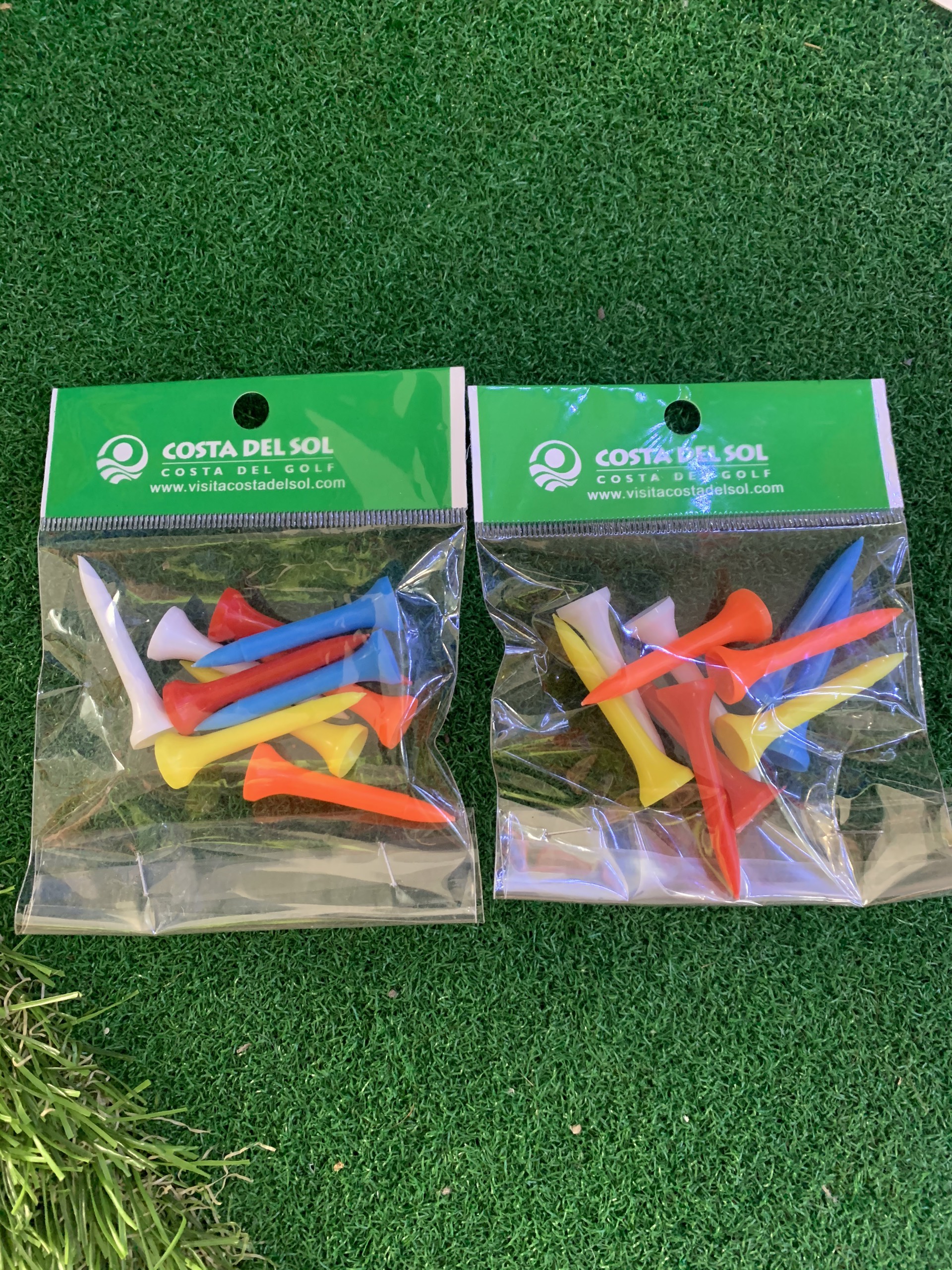 Tee golf gói 10 chiếc chất nhựa ngắn/dài