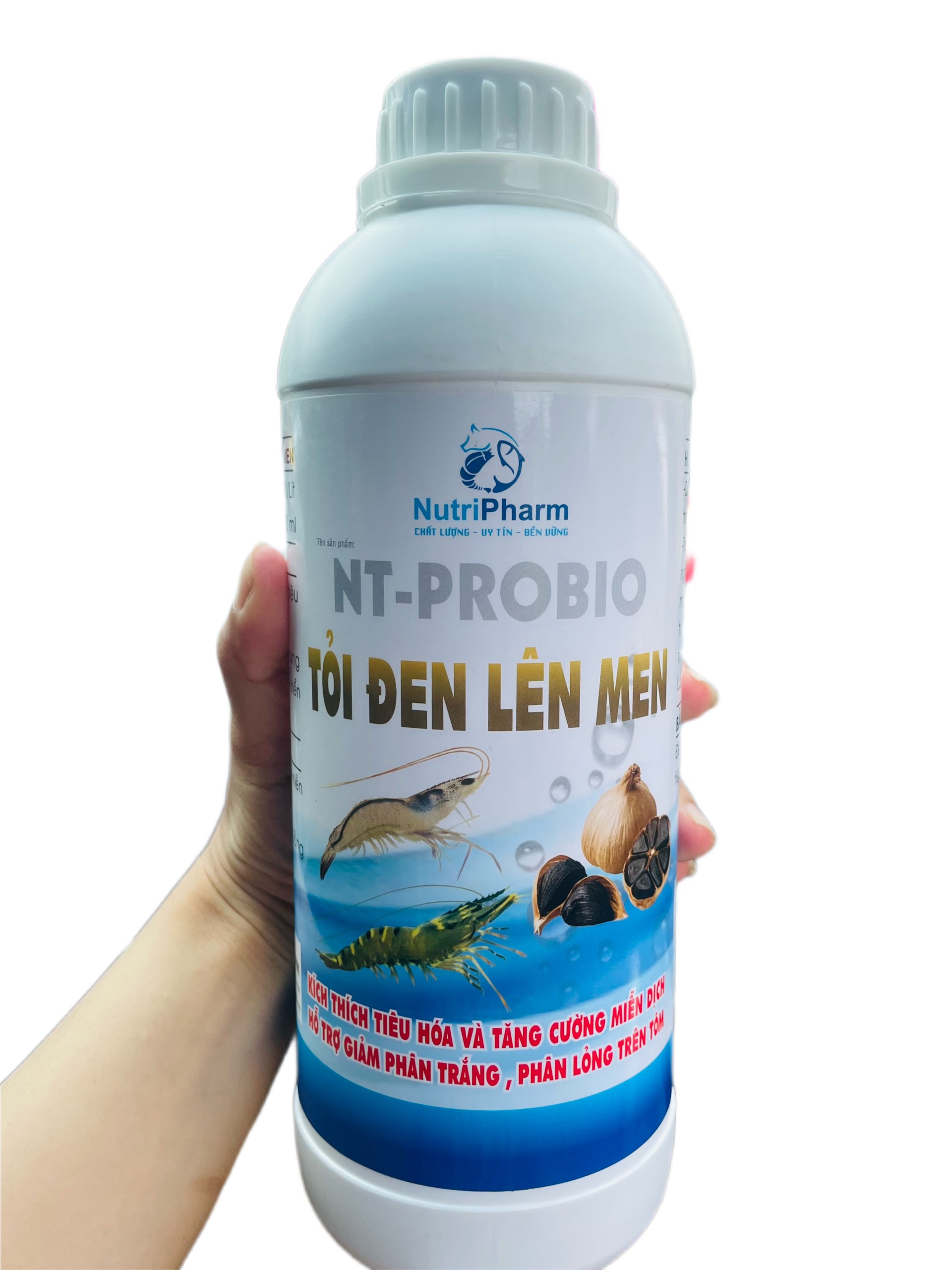 Cao tỏi đen cho tôm cá ếch lươn,cá koi, chai 1000ml