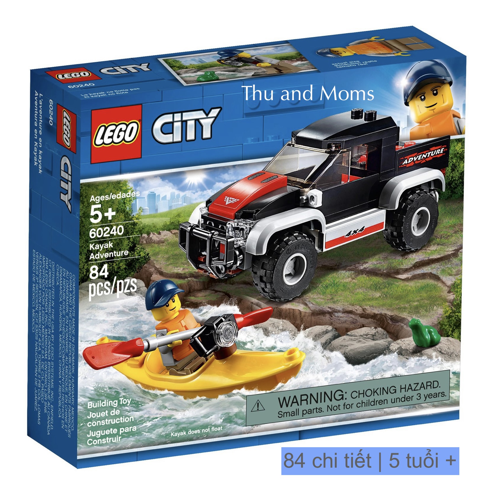 Lego City 60240 xe chở thuyền Kayak