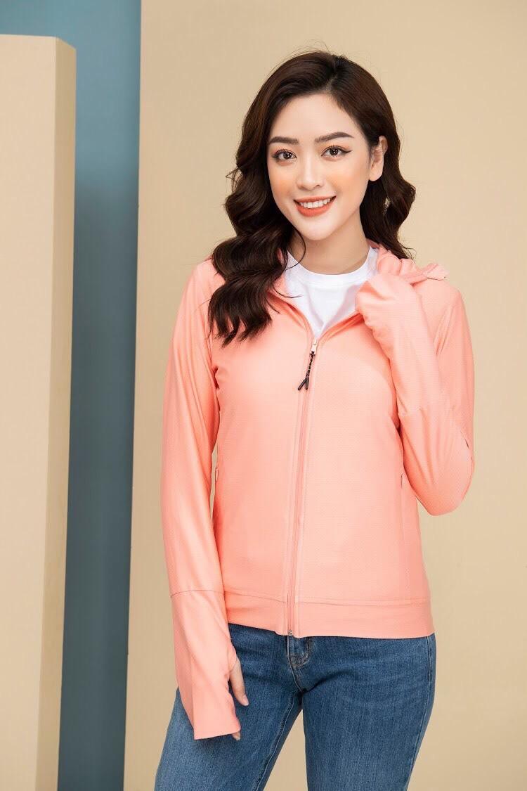 Mẫu mới 2020 - Chuẩn hàng xuất Nhật ÁO KHOÁC CHỐNG NẮNG THUN LẠNH NỮ MUJI Nhật 2 LỚP làm mát chống tia UV 97% - Màu Cam - RY'S STORE