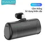KUULAA Pin sạc dự phòng 4500mAh mini Powerbank IOS/Android cho iPhone 15 14 13 12 Pro Max điện thoại di động asd
