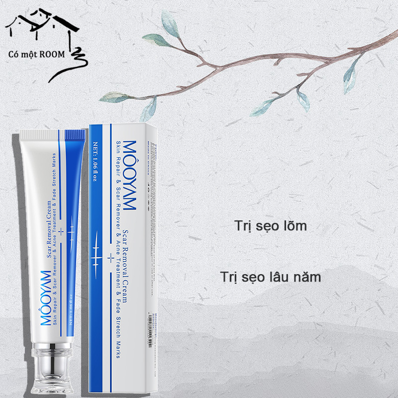 Hoàn tiền 20% - kem xóa sẹo mooyam scar removing cream 30g sẹo lồi/ sẹo lõi/ sẹo thâm/ sẹo rỗ/ sẹo phì đại