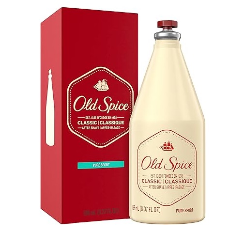 Nước hoa dùng sau khi cạo râu Old Spice Classic After Shave Pure Sport 188ml (Mỹ)