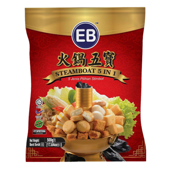 Viên thả lẩu 5 in 1 eb malaysia 500gr - giao siêu tốc hcm
