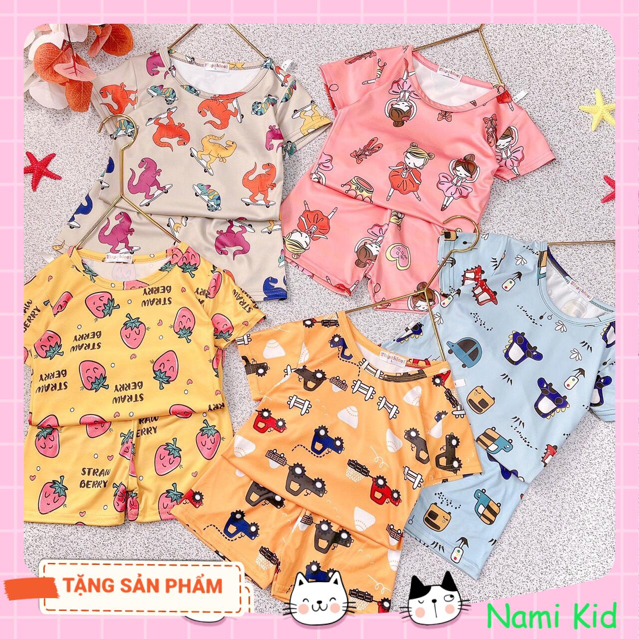 Đồ bộ cộc tay cho bé trai bé gái 1 -4 tuổi 7-18kg Đồ Bộ cộc tay mặc hè cho bé