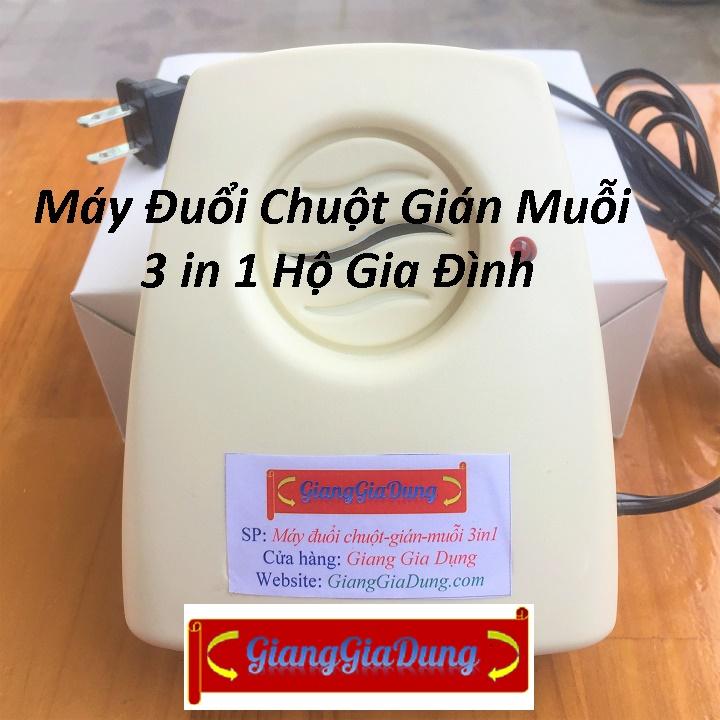 [HCM]Máy Đuổi Chuột Muỗi Gián Bằng Sóng Âm Diện Tích 30 - 50m2 Hiệu Quả Cao