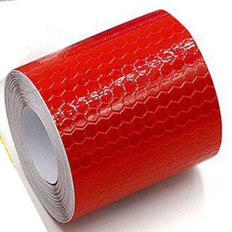 Phản quang dán xe màu đỏ 300cm x 5cm