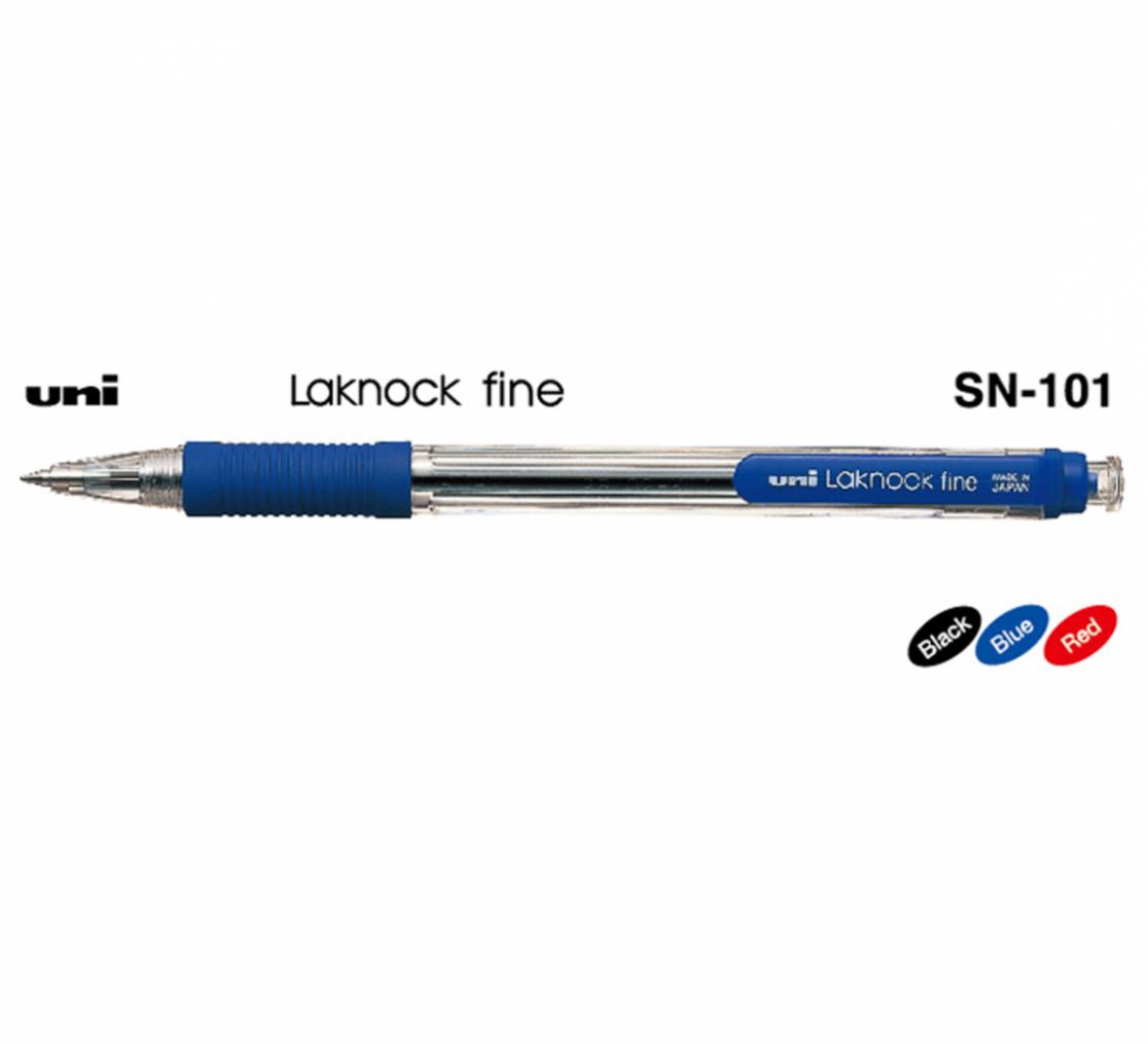 Bút bi cao cấp Uni Mitsubishi Laknock Fine SN101 Ball Pen nét 0.7mm