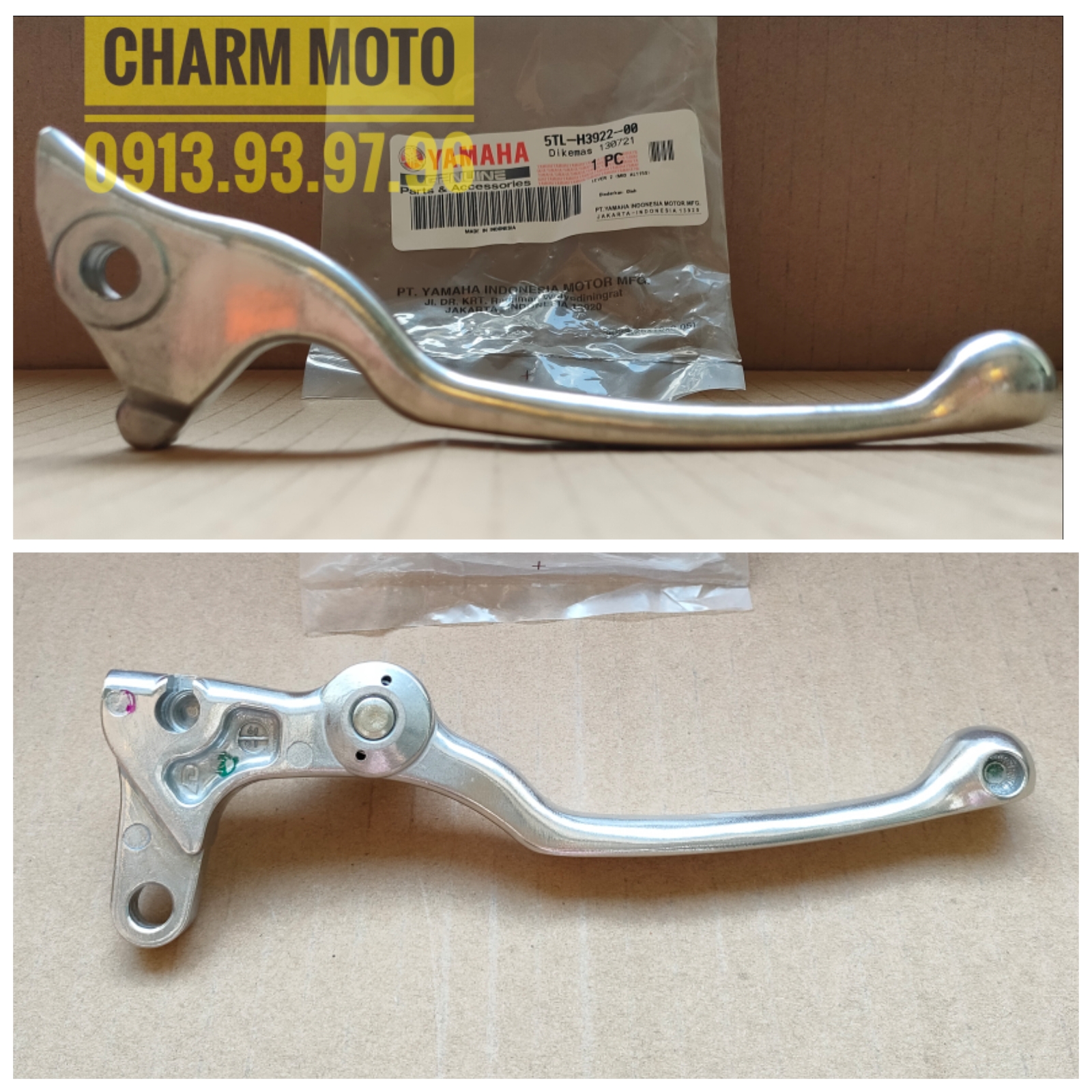 Tay thắng Yamaha MIO M3 INOX