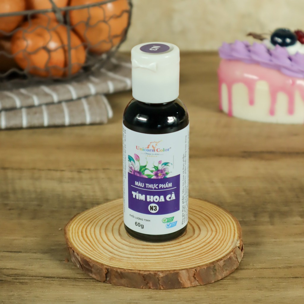 Màu thực phẩm 60g - Tím hoa cà - Unicorn color