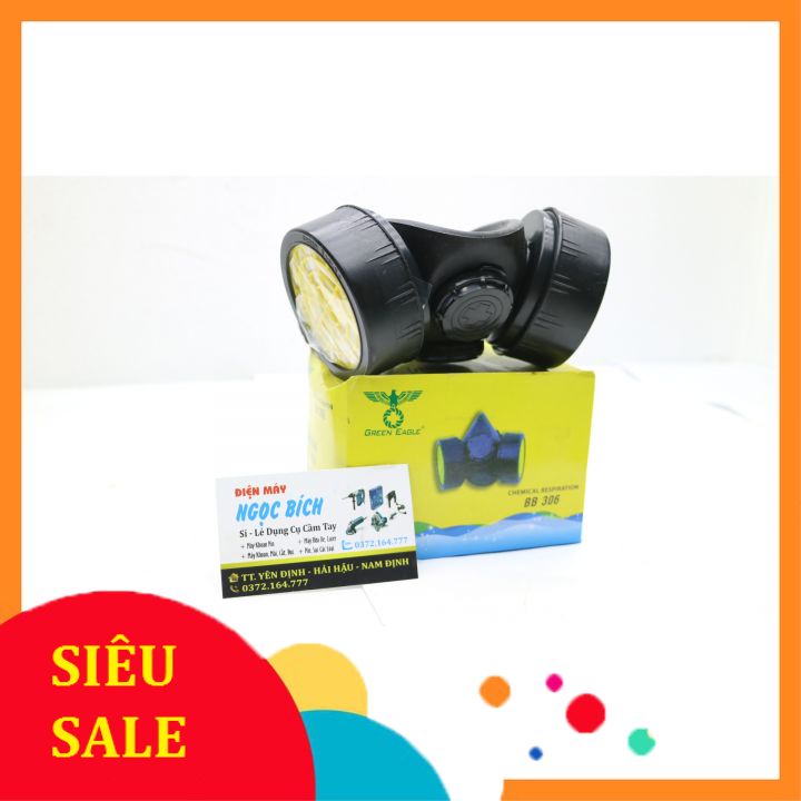 Mặt nạ phòng độc + 2 phin lọc Blue Eagle DL chống bụi