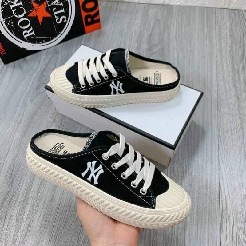 Giày sục thể thao năng động 2 màu đế 3cm - giày nam - giày nữ - giầy nam - giầy nữ - giày thể thao - giày sục mlb - sục mlb - mlb đạp gót - sục ny đạp gót - giày ny đạp gót đế khâu - sục ny nữ - giày đế sục mlb