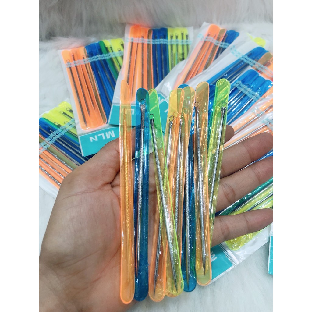 3 Cây nặn mụn 2 đầu, sản phẩm tốt và đảm bảo chất lượng, cam kết sản phẩm giống như hình ảnh