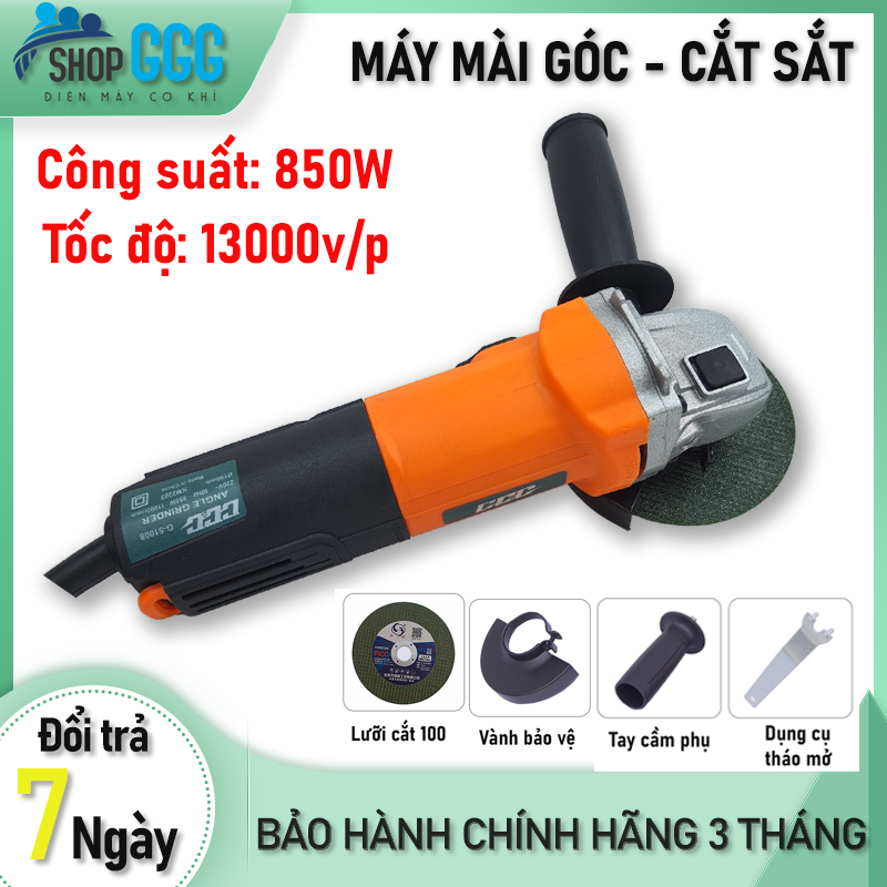 Máy cắt cầm tay GGG hàng chính hãng chất lượng cao - máy mài góc 51008 - cưa - mài - đánh bóng - chà nhám trên mọi bề mặt - lõi đồng
