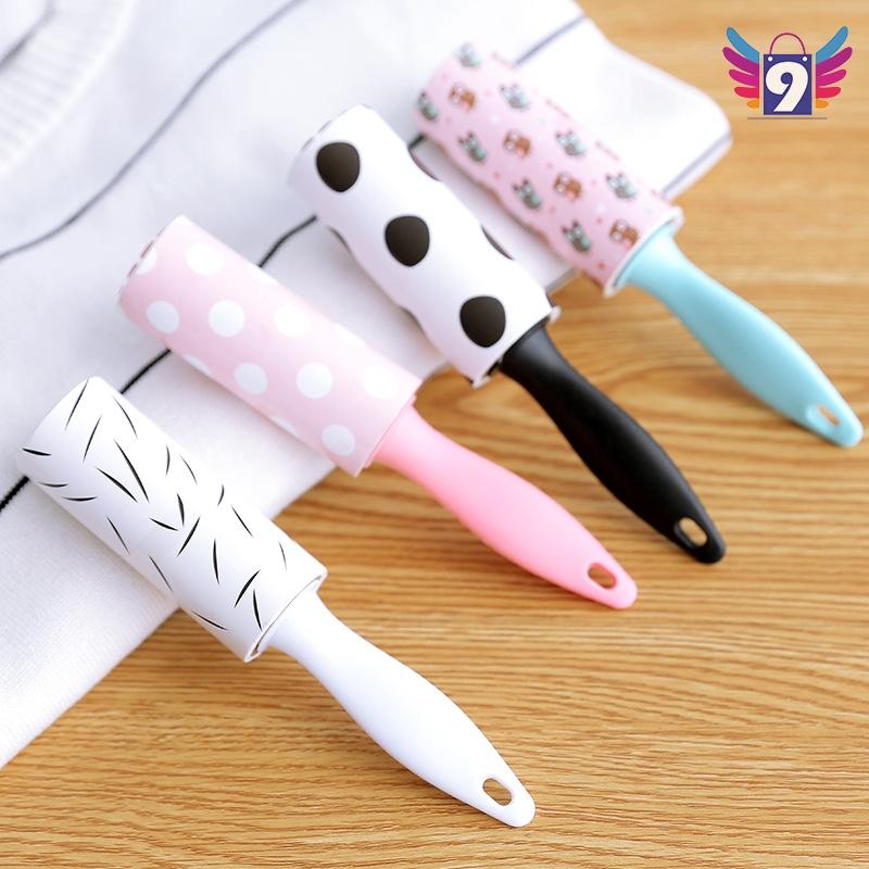 [3-5/8 Hoàn Tiền 25%] - [HCM]Cây lăn bụi quần áo Hàn Quốc hình cute 30 lớp 9STORE tặng kèm 1 lõi thay thế