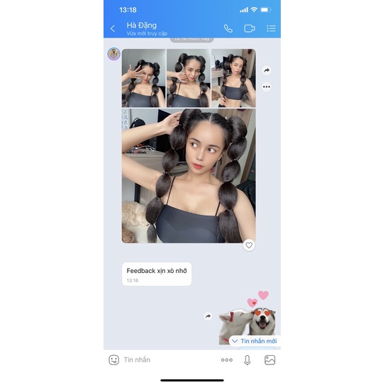 tóc giả  hồ lô cao cấp❤️ freeship 50k ❤️ tóc giả cột cao cấp