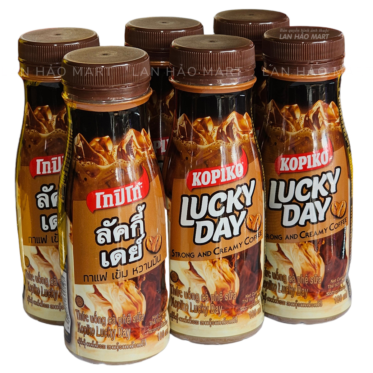 Thức uống cà phê sữa kopiko lucky day 180ml