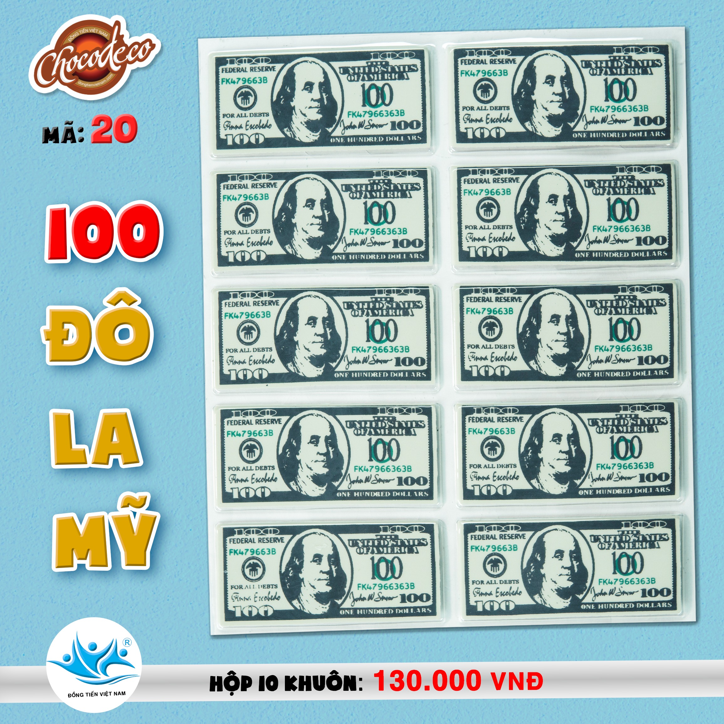 Khuôn CHOCO DECOR 22 -khuôn socola trang trí bánh kem- Đồng Tiến Việt Nam