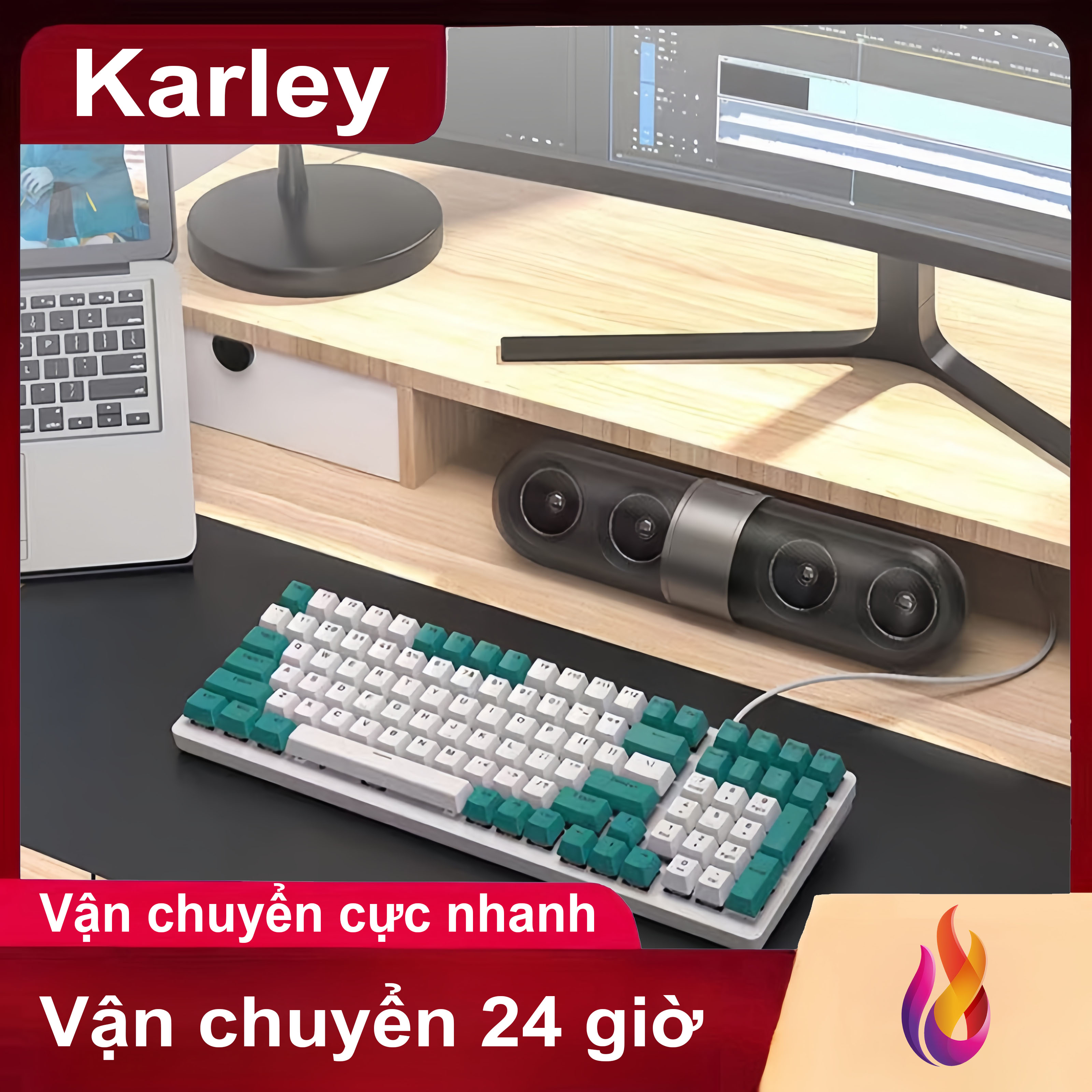 Bàn phím cơ học K3 cao cấp - Bàn phím cơ học chơi game 100 phím với kết nối Bluetooth và USB, tuổi thọ 50 triệu lần nhấp
