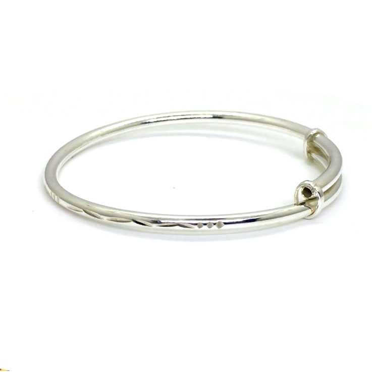 Vòng tay trẻ con, lắc tay trẻ con bạc ta không xi mạ trang sức Bạc Liên Minh - LMVTE23