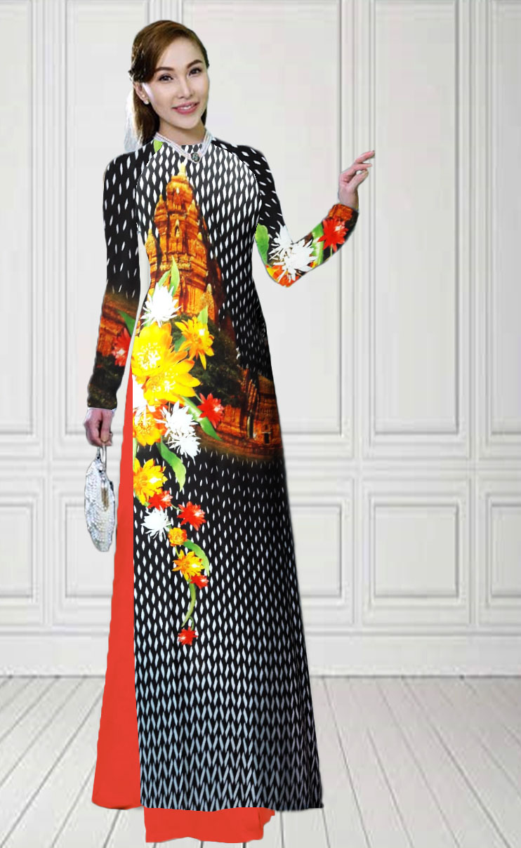 VẢI MAY ÁO DÀI LỤA 3D -TẶNG 1 VẢI QUẦN LỤA SATIN GIÁ 70K