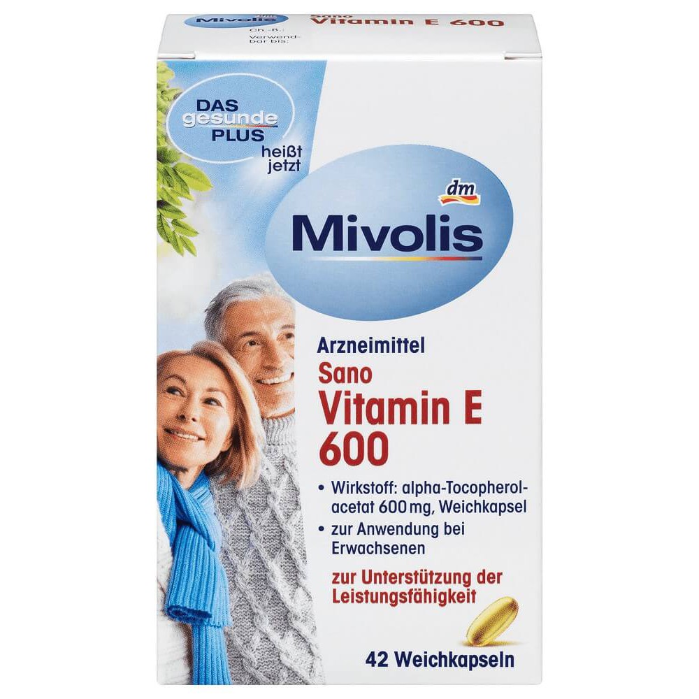 Viên uống vitamin e 600, 42 viên - đức