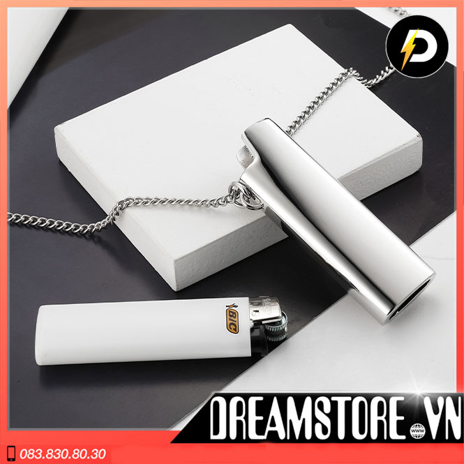 Vỏ bật lửa bic j3 slim - kèm dây đeo và bật lửa