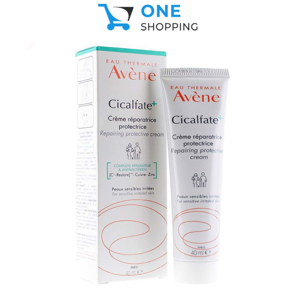 Kem Phục Hồi Da, Lành Sẹo, Chống Nhiễm Khuẩn Avene Cicalfate Cream 40ml