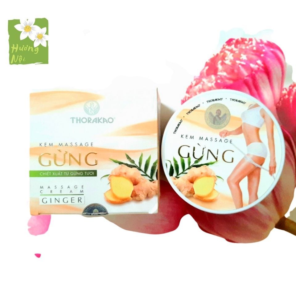 [HCM]Kem gừng massage săn chắc Thorakao 200g