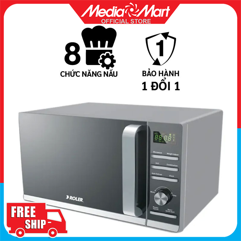 Lò vi sóng điện tử có nướng 25l roler rm-3226a