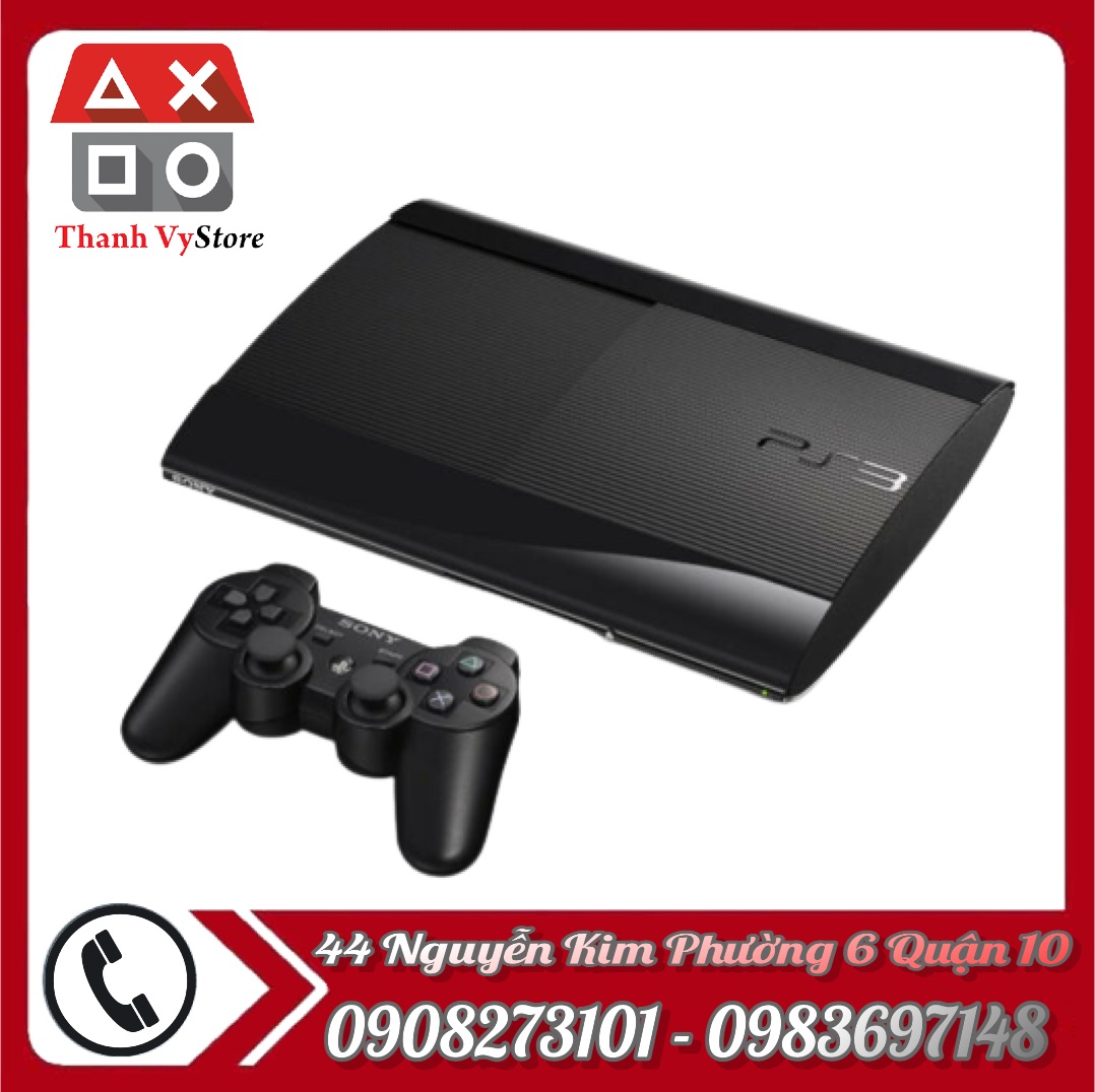 Ps3 super slim giá gốc từ kho chính hãng full game 500gb 2 tay cầm zin có pes 2023 việt nam và nhiều game việt ngữ