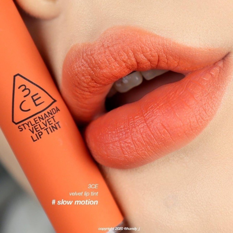 Son kem lì 3ce velvet liptint slow motion💄💄 màu mới 2020
