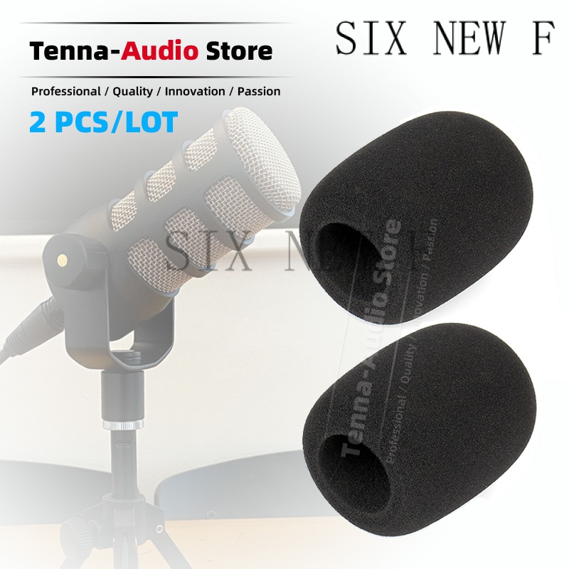 2 tấm chắn gió micrô cáilốc tấm chắn gió cho rode podmic pod miếng bọt biển xốp chắn gió chống ồn tấm chắn gió